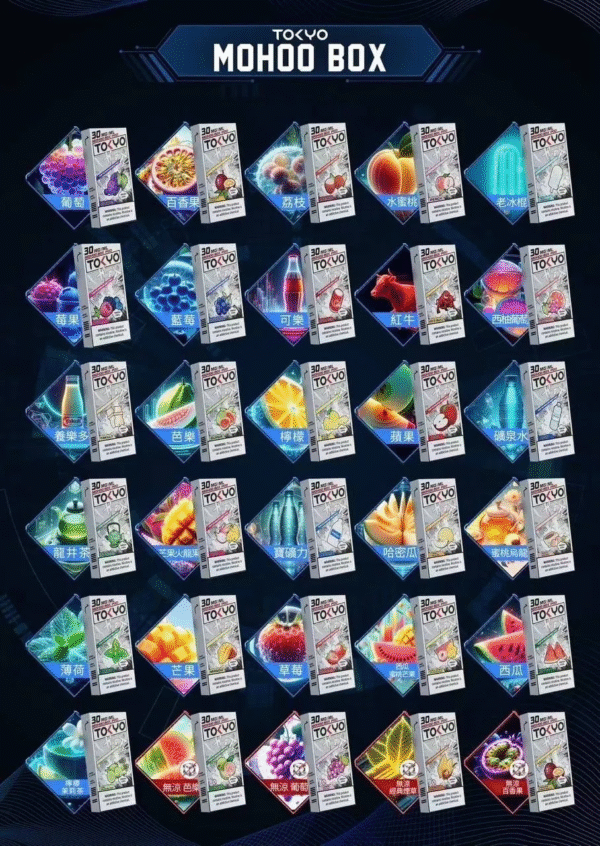 TOKYO東京魔盒煙彈 / 高質感12ml大容量 / 只適用魔盒主機 / 滿3顆送主機或滿6顆送1顆/活動二選一