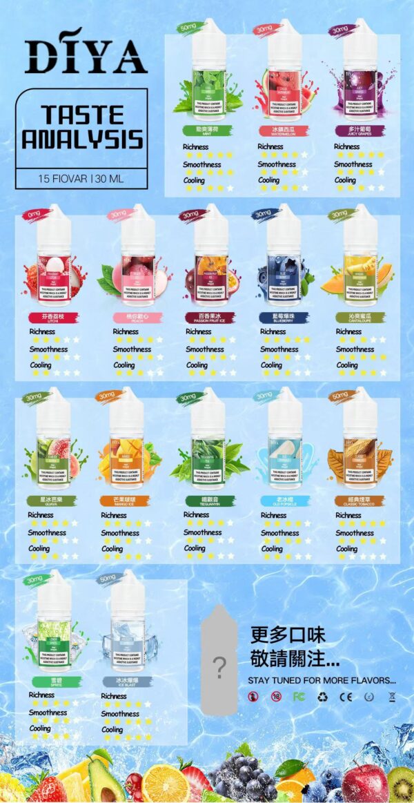 微信图片_20241103223859.jpg DIYA叮啞瓶裝油 /30ML丁亞煙油新品上市强烈推薦