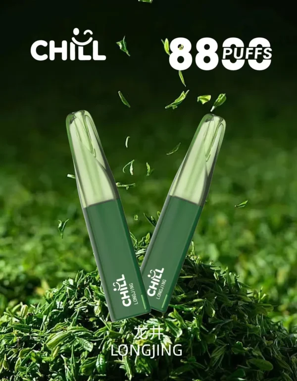 【新品上市】💨CHILL 拋棄式電子煙✨8800口超長續航💥 10種人氣口味任你選🍇🍑 高顏值＋爆煙感🔥 一抽上癮！
