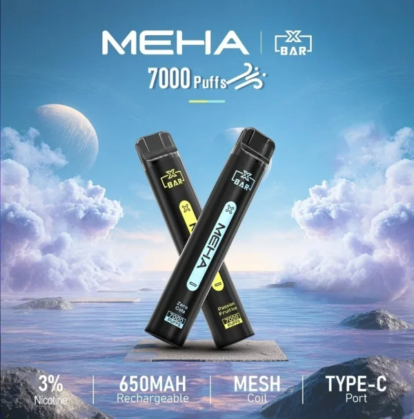🖤MEHA X-BAR 魅嗨小黑條 7000口｜全黑潮感💨 爆抽體驗｜新品上市🔥 黑系潮流｜🔥 滿十送一
